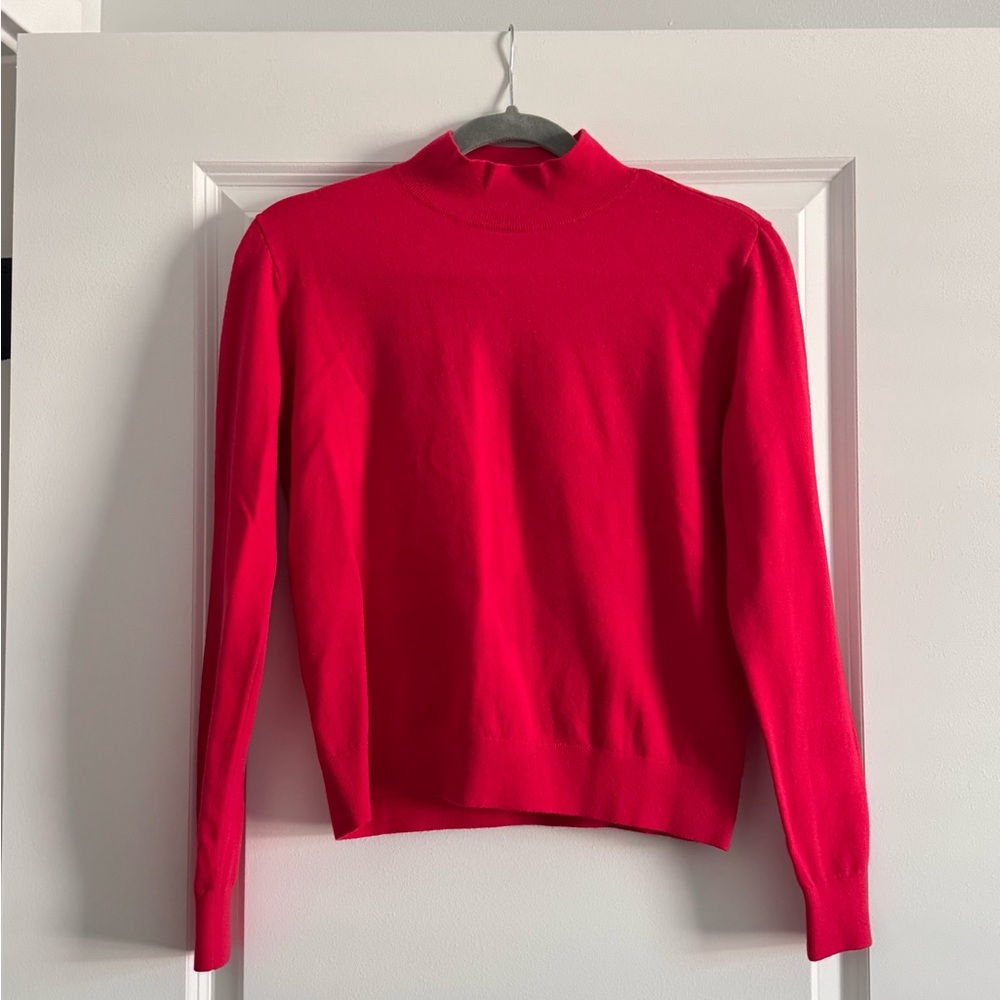 Ann Taylor cashmere mock neck sweater